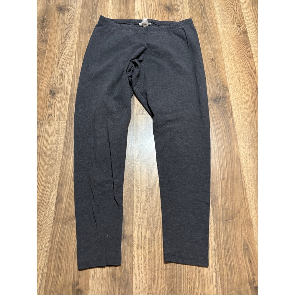 J.Jill Ankle Leggings Womens Size M Gray Leggings Pima Cotton Spandex Blend